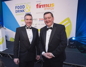 Niall Martindale firmus energy and MICHAEL Bell NIFDA CROWN PLAZA BELFAST AWARDS 2022