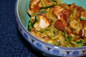 Image: Peanut Chicken & healthy noodles - firmus energy recipe