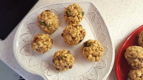 Sticky Popcorn Protein Balls by The Clever Cook