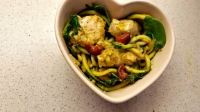 Image: Pesto Courgette Spaghetti Recipe