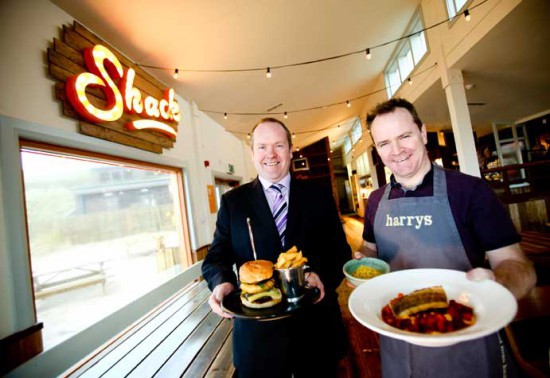 Image: Kevin Flanagan, firmus energy & Donal Doherty, Harry's shack