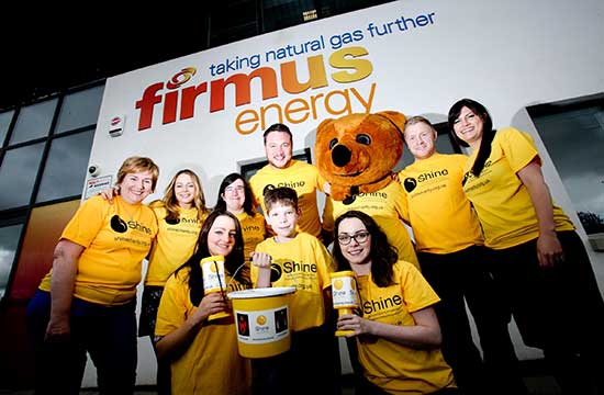 Image: firmus energy CSR staff outside our office