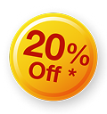 Save 20% off*
