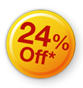 Save 24% off*