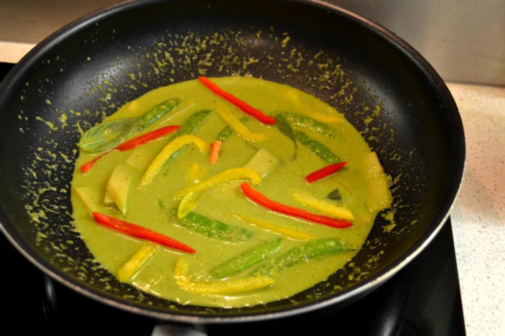 Healthy Thai Green Curry ingredients