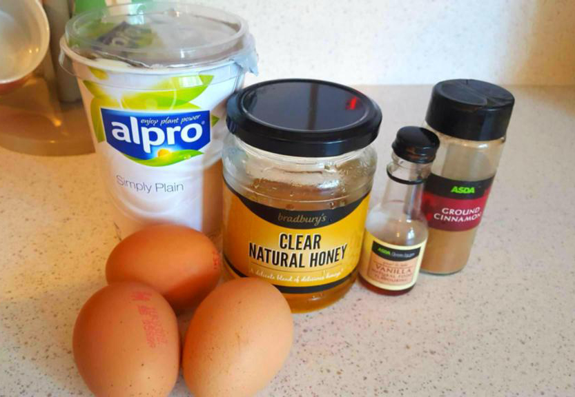Sweet Breakfast Omelette ingredients