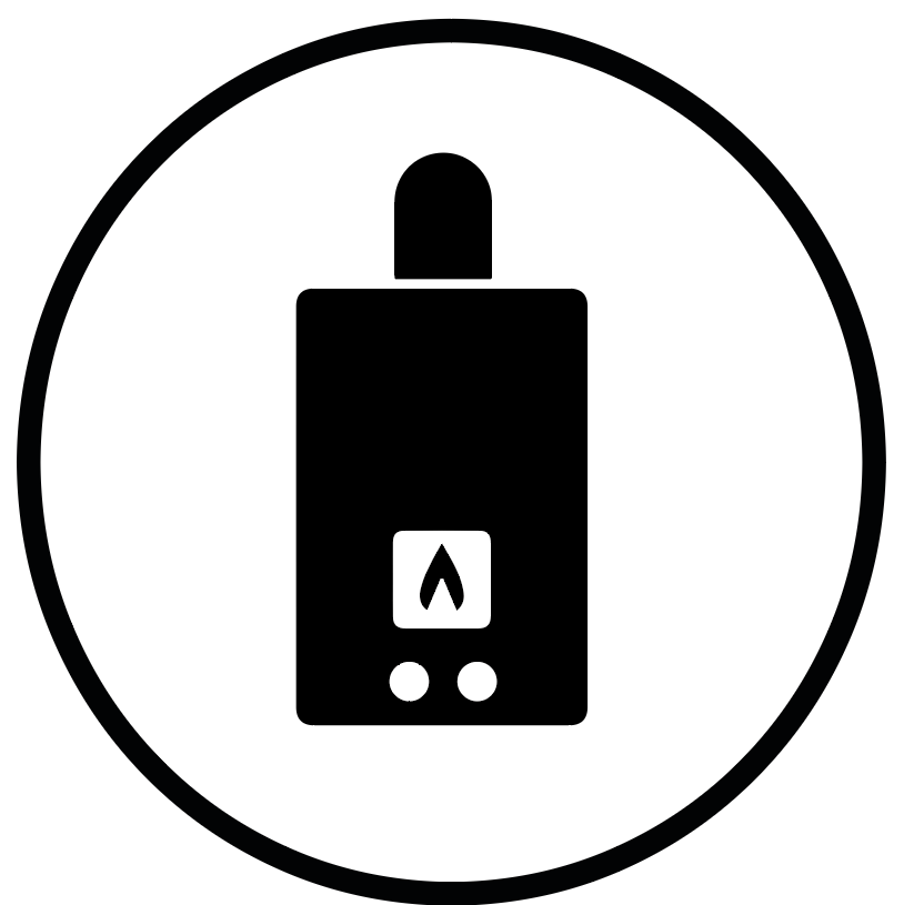 Natural Gas Boiler Icon