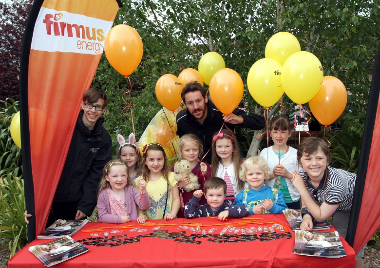 Image: children from Moira Primary school at the Fun Evening