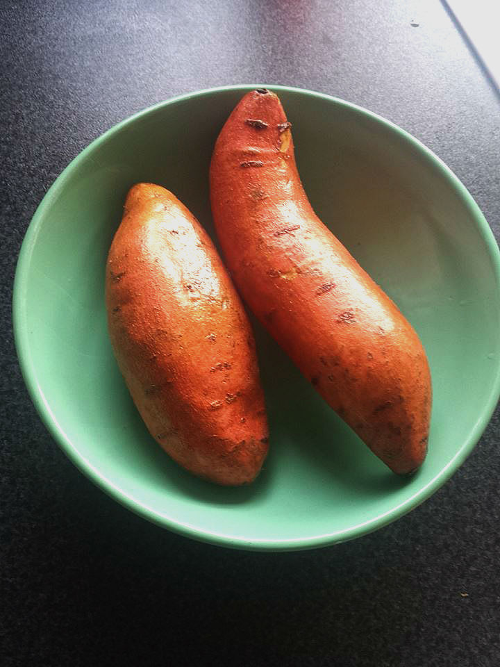 Image: sweet potato in a bowl